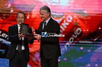 2023-12-06 - Ninth edition Gazzetta Sports Award Cruis Edition in the picture ilPower by Unipolsai Exploit of the year prize awarded to Franceso Bagnaia - GAZZETTA SPORTS AWARDS - CRUIS EDITION - EVENTS - OTHER SPORTS