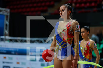 18/02/2023 - Mogurean Daniela of Italy Group during Rhythmic Gymnastics FGI Serie A 2023 at Palazzetto dello Sport, Cuneo, Italy on February 18, 2023 - RHYTHMIC GYMNASTICS - ITALIAN SERIE A - GINNASTICA - ALTRO