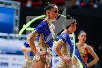 18/02/2023 - Mogurean Daniela of Italy Group during Rhythmic Gymnastics FGI Serie A 2023 at Palazzetto dello Sport, Cuneo, Italy on February 18, 2023 - RHYTHMIC GYMNASTICS - ITALIAN SERIE A - GINNASTICA - ALTRO