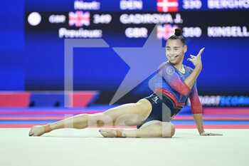 2023-04-12 - GADIROVA Jessica (GBR) floor - EUROPEAN CHAMPIONSPS  ARTISTIC GYMNASTICS -TEAM FINAL WAG - GYMNASTICS - OTHER SPORTS