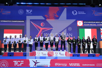 2023-04-12 - Medal Ceremony 
Gold. Great Britain
Silver: Italy
Bronze: NED - EUROPEAN CHAMPIONSPS  ARTISTIC GYMNASTICS -TEAM FINAL WAG - GYMNASTICS - OTHER SPORTS