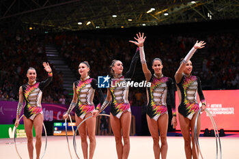 2023-08-25 - Italy Team bronze medal 5 hoops - RHYTHMIC GYMNASTIC - WORLD CHAMPIONSHIPS - GROUPS - GYMNASTICS - OTHER SPORTS