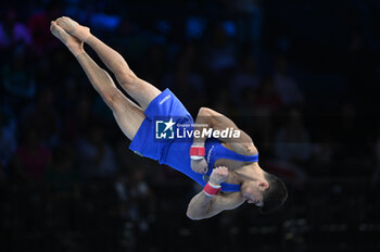 2023-10-03 - Yumin Abbadini (ITA) floor - 52ND ARTISTIC GYMNASTICS WORLD CHAMPIONSHIPS - MEN'S TEAM FINAL - GYMNASTICS - OTHER SPORTS