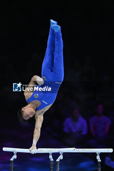 2023-10-03 - Lorenzo Casali (ITA) PB - 52ND ARTISTIC GYMNASTICS WORLD CHAMPIONSHIPS - MEN'S TEAM FINAL - GYMNASTICS - OTHER SPORTS