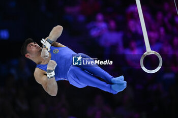 2023-10-03 - Yumin Abbadini (ITA) rings - 52ND ARTISTIC GYMNASTICS WORLD CHAMPIONSHIPS - MEN'S TEAM FINAL - GYMNASTICS - OTHER SPORTS