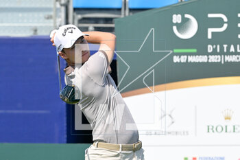 2023-05-05 - Rasmus Hojgaard (DEN) during the DS Automobiles 80° Italian Golf Open 2023 at Marco Simone Golf Club on May 05, 2023 in Rome Italy. - DS AUTOMOBILES 80° OPEN D'ITALIA - GOLF - OTHER SPORTS