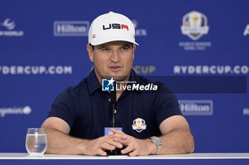 2023-09-25 - Zach Johnson (USA) during the USA an Europe Ryder Cup 2023 captains press conference at Marco Simone Golf & Country Club on September 25, 2023 in Rome, Italy. - RYDER CUP 2023 - GOLF - OTHER SPORTS