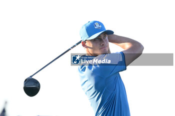 2023-09-29 - Ludvig Aberg (SWE) during the Ryder Cup 2023 at Marco Simone Golf & Country Club on September 29, 2023 in Rome Italy. - RYDER CUP 2023 - GOLF - OTHER SPORTS
