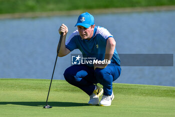 2023-09-29 - Robert MacIntyre (ENG) during the Ryder Cup 2023 at Marco Simone Golf & Country Club on September 29, 2023 in Rome Italy. - RYDER CUP 2023 - GOLF - OTHER SPORTS