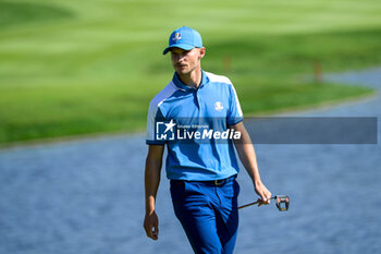 2023-09-29 - Nicolai Hojgaard (DEN)  during the Ryder Cup 2023 at Marco Simone Golf & Country Club on September 29, 2023 in Rome Italy. - RYDER CUP 2023 - GOLF - OTHER SPORTS