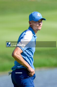 2023-09-29 - Nicolai Hojgaard (DEN) during the Ryder Cup 2023 at Marco Simone Golf & Country Club on September 29, 2023 in Rome Italy. - RYDER CUP 2023 - GOLF - OTHER SPORTS