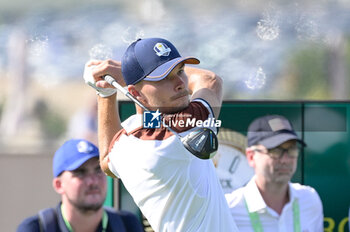 2023-09-30 - Nicolai Hojgaard (DEN) during the Ryder Cup 2023 at Marco Simone Golf & Country Club on September 30, 2023 in Rome Italy. - RYDER CUP 2023 - GOLF - OTHER SPORTS