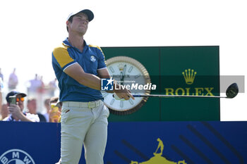 2023-10-01 - Viktor Hovland (NOR) during the Ryder Cup 2023 at Marco Simone Golf & Country Club on October 01, 2023 in Rome Italy. - RYDER CUP 2023 - GOLF - OTHER SPORTS