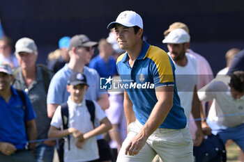 2023-10-01 - Viktor Hovland (NOR)  during the Ryder Cup 2023 at Marco Simone Golf & Country Club on October 01, 2023 in Rome Italy. - RYDER CUP 2023 - GOLF - OTHER SPORTS
