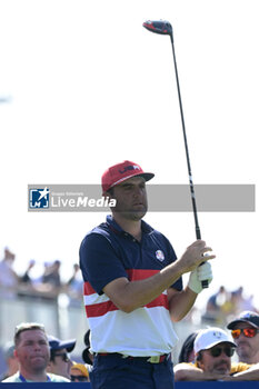 2023-10-01 - Scottie Scheffler (USA) during the Ryder Cup 2023 at Marco Simone Golf & Country Club on October 01, 2023 in Rome Italy. - RYDER CUP 2023 - GOLF - OTHER SPORTS