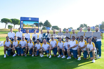 2023-09-26 - photo of the Europa team during the Ryder Cup 2023 at Marco Simone Golf & Country Club on September 26, 2023 in Rome Italy. - RYDER CUP 2023 - GOLF - OTHER SPORTS