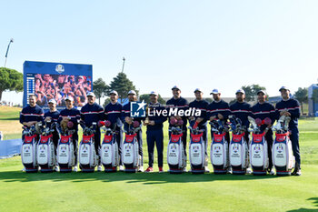 2023-09-27 - USA team during the Ryder Cup 2023 at Marco Simone Golf & Country Club on September 28, 2023 in Rome Italy. - RYDER CUP 2023 - TEAM USA - GOLF - OTHER SPORTS