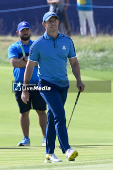 2023-09-27 - Rory McIlroy (ENG)  during the Ryder Cup 2023 at Marco Simone Golf & Country Club on September 27, 2023 in Rome Italy. - RYDER CUP 2023 - TEAM EUROPE - GOLF - OTHER SPORTS