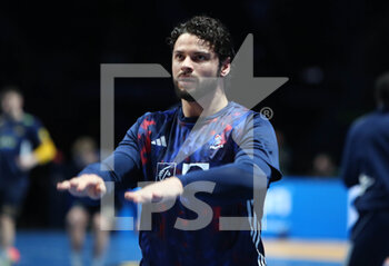 27/01/2023 - Elohim Prandi of France warms up during the IHF Men's World Championship 2023, Semi-Finals Handball match between France and Sweden on January 27, 2023 at Tele2 Arena in Stockholm, Sweden - HANDBALL - IHF MEN'S WORLD CHAMPIONSHIP 2023 - 1/2 - FRANCE V SWEDEN - PALLAMANO - ALTRO