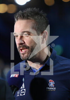 27/01/2023 - Coach Guillaume Gille of France during the IHF Men's World Championship 2023, Semi-Finals Handball match between France and Sweden on January 27, 2023 at Tele2 Arena in Stockholm, Sweden - HANDBALL - IHF MEN'S WORLD CHAMPIONSHIP 2023 - 1/2 - FRANCE V SWEDEN - PALLAMANO - ALTRO