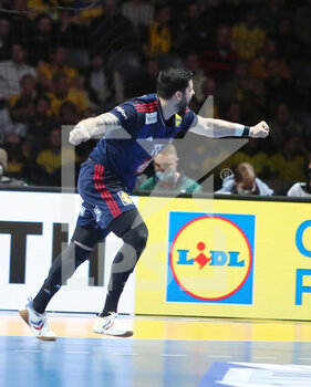 27/01/2023 - Nicolas Tournat of France during the IHF Men's World Championship 2023, Semi-Finals Handball match between France and Sweden on January 27, 2023 at Tele2 Arena in Stockholm, Sweden - HANDBALL - IHF MEN'S WORLD CHAMPIONSHIP 2023 - 1/2 - FRANCE V SWEDEN - PALLAMANO - ALTRO