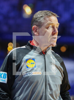 27/01/2023 - Coach Erik Wudtke of Germany during the IHF Men's World Championship 2023, placement matches 5-8, Handball match between Germany and Egypt on January 27, 2023 at Tele2 Arena in Stockholm, Sweden - HANDBALL - IHF MEN'S WORLD CHAMPIONSHIP 2023 - GERMANY V EGYPT - PALLAMANO - ALTRO