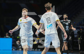 27/01/2023 - Johannes Golla of Germany during the IHF Men's World Championship 2023, placement matches 5-8, Handball match between Germany and Egypt on January 27, 2023 at Tele2 Arena in Stockholm, Sweden - HANDBALL - IHF MEN'S WORLD CHAMPIONSHIP 2023 - GERMANY V EGYPT - PALLAMANO - ALTRO