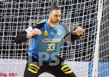 27/01/2023 - Andreas Wolff of Germany during the IHF Men's World Championship 2023, placement matches 5-8, Handball match between Germany and Egypt on January 27, 2023 at Tele2 Arena in Stockholm, Sweden - HANDBALL - IHF MEN'S WORLD CHAMPIONSHIP 2023 - GERMANY V EGYPT - PALLAMANO - ALTRO