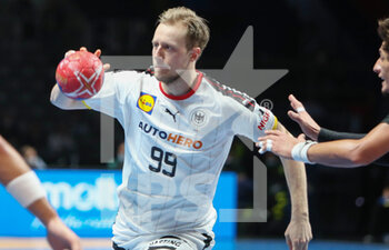 27/01/2023 - Luca Witzke of Germany during the IHF Men's World Championship 2023, placement matches 5-8, Handball match between Germany and Egypt on January 27, 2023 at Tele2 Arena in Stockholm, Sweden - HANDBALL - IHF MEN'S WORLD CHAMPIONSHIP 2023 - GERMANY V EGYPT - PALLAMANO - ALTRO