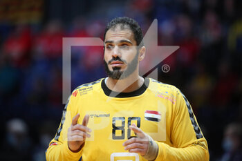 27/01/2023 - Karim Hendawy of Egypt during the IHF Men's World Championship 2023, placement matches 5-8, Handball match between Germany and Egypt on January 27, 2023 at Tele2 Arena in Stockholm, Sweden - HANDBALL - IHF MEN'S WORLD CHAMPIONSHIP 2023 - GERMANY V EGYPT - PALLAMANO - ALTRO