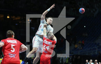 27/01/2023 - Richard Bodo of Hungary during the IHF Men's World Championship 2023, placement matches 5-8, Handball match between Norway and Hungary on January 27, 2023 at Tele2 Arena in Stockholm, Sweden - HANDBALL - IHF MEN'S WORLD CHAMPIONSHIP 2023 - NORWAY V HUNGARY - PALLAMANO - ALTRO