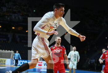 27/01/2023 - Pedro Rodriguez Alvarez of Hungary during the IHF Men's World Championship 2023, placement matches 5-8, Handball match between Norway and Hungary on January 27, 2023 at Tele2 Arena in Stockholm, Sweden - HANDBALL - IHF MEN'S WORLD CHAMPIONSHIP 2023 - NORWAY V HUNGARY - PALLAMANO - ALTRO