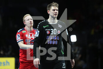 27/01/2023 - Torbjorn Bergerud of Norway during the IHF Men's World Championship 2023, placement matches 5-8, Handball match between Norway and Hungary on January 27, 2023 at Tele2 Arena in Stockholm, Sweden - HANDBALL - IHF MEN'S WORLD CHAMPIONSHIP 2023 - NORWAY V HUNGARY - PALLAMANO - ALTRO