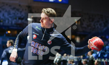 29/01/2023 - Kristian Saeveras of Norway warms up during the IHF Men's World Championship 2023, Placement matches 5-6, Handball match between Germany and Norway on January 29, 2023 at Tele2 Arena in Stockholm, Sweden - HANDBALL - IHF MEN'S WORLD CHAMPIONSHIP 2023 - GERMANY V NORWAY - PALLAMANO - ALTRO