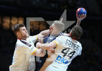 29/01/2023 - Sander Overjordet of Norway during the IHF Men's World Championship 2023, Placement matches 5-6, Handball match between Germany and Norway on January 29, 2023 at Tele2 Arena in Stockholm, Sweden - HANDBALL - IHF MEN'S WORLD CHAMPIONSHIP 2023 - GERMANY V NORWAY - PALLAMANO - ALTRO
