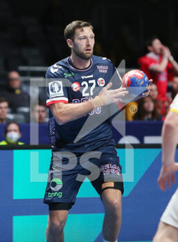 29/01/2023 - Harald Reinkid of Norway during the IHF Men's World Championship 2023, Placement matches 5-6, Handball match between Germany and Norway on January 29, 2023 at Tele2 Arena in Stockholm, Sweden - HANDBALL - IHF MEN'S WORLD CHAMPIONSHIP 2023 - GERMANY V NORWAY - PALLAMANO - ALTRO