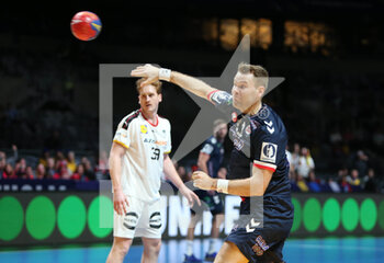 29/01/2023 - Peter Overby of Norway during the IHF Men's World Championship 2023, Placement matches 5-6, Handball match between Germany and Norway on January 29, 2023 at Tele2 Arena in Stockholm, Sweden - HANDBALL - IHF MEN'S WORLD CHAMPIONSHIP 2023 - GERMANY V NORWAY - PALLAMANO - ALTRO