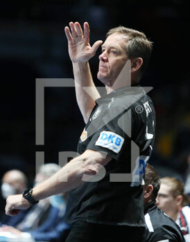 29/01/2023 - Coach Erik Wudtke of Germany during the IHF Men's World Championship 2023, Placement matches 5-6, Handball match between Germany and Norway on January 29, 2023 at Tele2 Arena in Stockholm, Sweden - HANDBALL - IHF MEN'S WORLD CHAMPIONSHIP 2023 - GERMANY V NORWAY - PALLAMANO - ALTRO