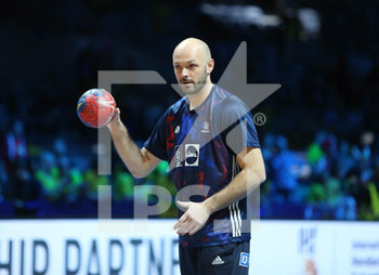 29/01/2023 - Vincent Gerard of France ahead of the IHF Men's World Championship 2023, Final Handball match between France and Denmark on January 29, 2023 at Tele2 Arena in Stockholm, Sweden - HANDBALL - IHF MEN'S WORLD CHAMPIONSHIP 2023 - FINAL - FRANCE V DENMARK - PALLAMANO - ALTRO