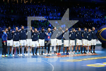 29/01/2023 - Team France ahead of the IHF Men's World Championship 2023, Final Handball match between France and Denmark on January 29, 2023 at Tele2 Arena in Stockholm, Sweden - HANDBALL - IHF MEN'S WORLD CHAMPIONSHIP 2023 - FINAL - FRANCE V DENMARK - PALLAMANO - ALTRO