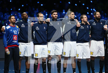 29/01/2023 - Team France ahead of the IHF Men's World Championship 2023, Final Handball match between France and Denmark on January 29, 2023 at Tele2 Arena in Stockholm, Sweden - HANDBALL - IHF MEN'S WORLD CHAMPIONSHIP 2023 - FINAL - FRANCE V DENMARK - PALLAMANO - ALTRO