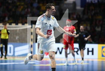 29/01/2023 - Yanis Lenne of France during the IHF Men's World Championship 2023, Final Handball match between France and Denmark on January 29, 2023 at Tele2 Arena in Stockholm, Sweden - HANDBALL - IHF MEN'S WORLD CHAMPIONSHIP 2023 - FINAL - FRANCE V DENMARK - PALLAMANO - ALTRO