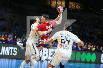 29/01/2023 - Egon Hanusz of Hungary during the IHF Men's World Championship 2023, Placement matches 7-8, Handball match between Egypt and Hungary on January 29, 2023 at Tele2 Arena in Stockholm, Sweden - HANDBALL - IHF MEN'S WORLD CHAMPIONSHIP 2023 - EGYPT V HUNGARY - PALLAMANO - ALTRO