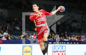 29/01/2023 - Pedro Rodriguez Alvarez of Hungary during the IHF Men's World Championship 2023, Placement matches 7-8, Handball match between Egypt and Hungary on January 29, 2023 at Tele2 Arena in Stockholm, Sweden - HANDBALL - IHF MEN'S WORLD CHAMPIONSHIP 2023 - EGYPT V HUNGARY - PALLAMANO - ALTRO