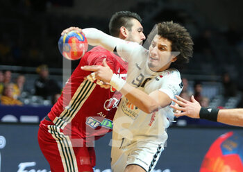 29/01/2023 - Ali Mohamed of Egypt during the IHF Men's World Championship 2023, Placement matches 7-8, Handball match between Egypt and Hungary on January 29, 2023 at Tele2 Arena in Stockholm, Sweden - HANDBALL - IHF MEN'S WORLD CHAMPIONSHIP 2023 - EGYPT V HUNGARY - PALLAMANO - ALTRO