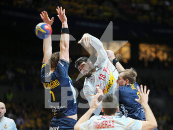 29/01/2023 - Imanol Garciandia Alustiza of Spain during the IHF Men's World Championship 2023, Placement matches 3-4, Handball match between Sweden and Spain on January 29, 2023 at Tele2 Arena in Stockholm, Sweden - HANDBALL - IHF MEN'S WORLD CHAMPIONSHIP 2023 - SWEDEN V SPAIN - PALLAMANO - ALTRO