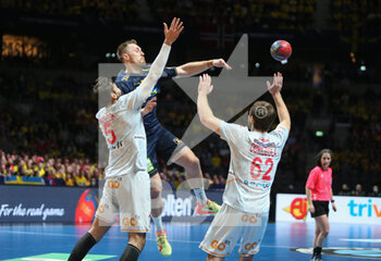 29/01/2023 - Felix Claar of Sweden during the IHF Men's World Championship 2023, Placement matches 3-4, Handball match between Sweden and Spain on January 29, 2023 at Tele2 Arena in Stockholm, Sweden - HANDBALL - IHF MEN'S WORLD CHAMPIONSHIP 2023 - SWEDEN V SPAIN - PALLAMANO - ALTRO