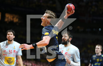 29/01/2023 - Jonathan Carlsbogard of Sweden during the IHF Men's World Championship 2023, Placement matches 3-4, Handball match between Sweden and Spain on January 29, 2023 at Tele2 Arena in Stockholm, Sweden - HANDBALL - IHF MEN'S WORLD CHAMPIONSHIP 2023 - SWEDEN V SPAIN - PALLAMANO - ALTRO