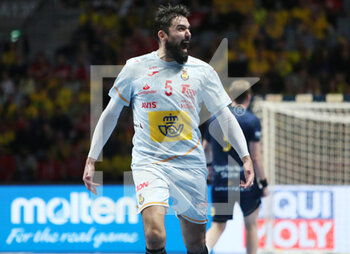 29/01/2023 - Jorge Maqueda Peno of Spain during the IHF Men's World Championship 2023, Placement matches 3-4, Handball match between Sweden and Spain on January 29, 2023 at Tele2 Arena in Stockholm, Sweden - HANDBALL - IHF MEN'S WORLD CHAMPIONSHIP 2023 - SWEDEN V SPAIN - PALLAMANO - ALTRO