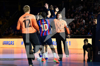 09/02/2023 - Mem (Barça) and Pérez de Vargas (Barça) - EHF CHAMPIONS LEAGUE - BARCA VS ELVERUM HANDBALL - PALLAMANO - ALTRO